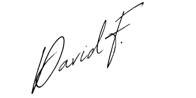 Modern Minimalist Black and White Email Signature firma-david